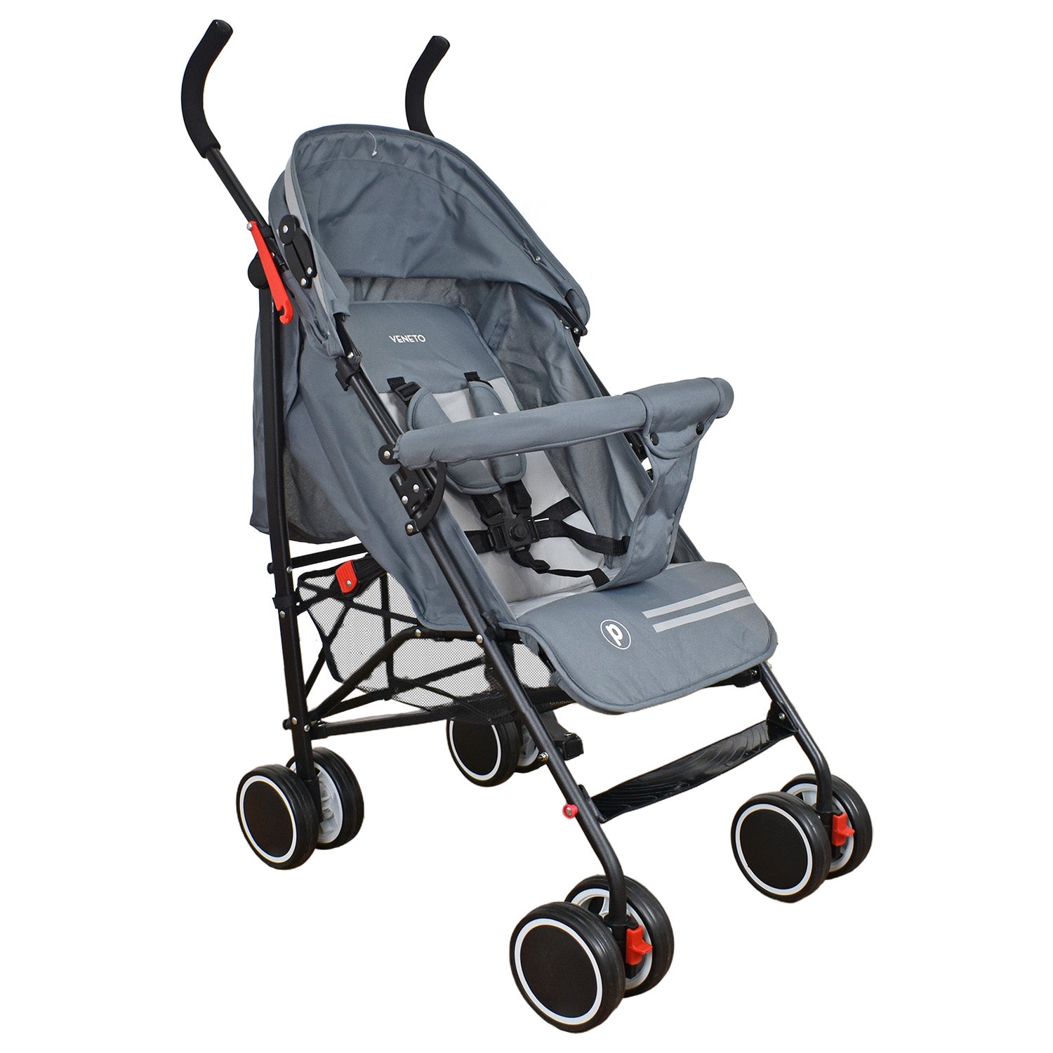 Coche Bebe Paseador Veneto Lyne Priori Gris
