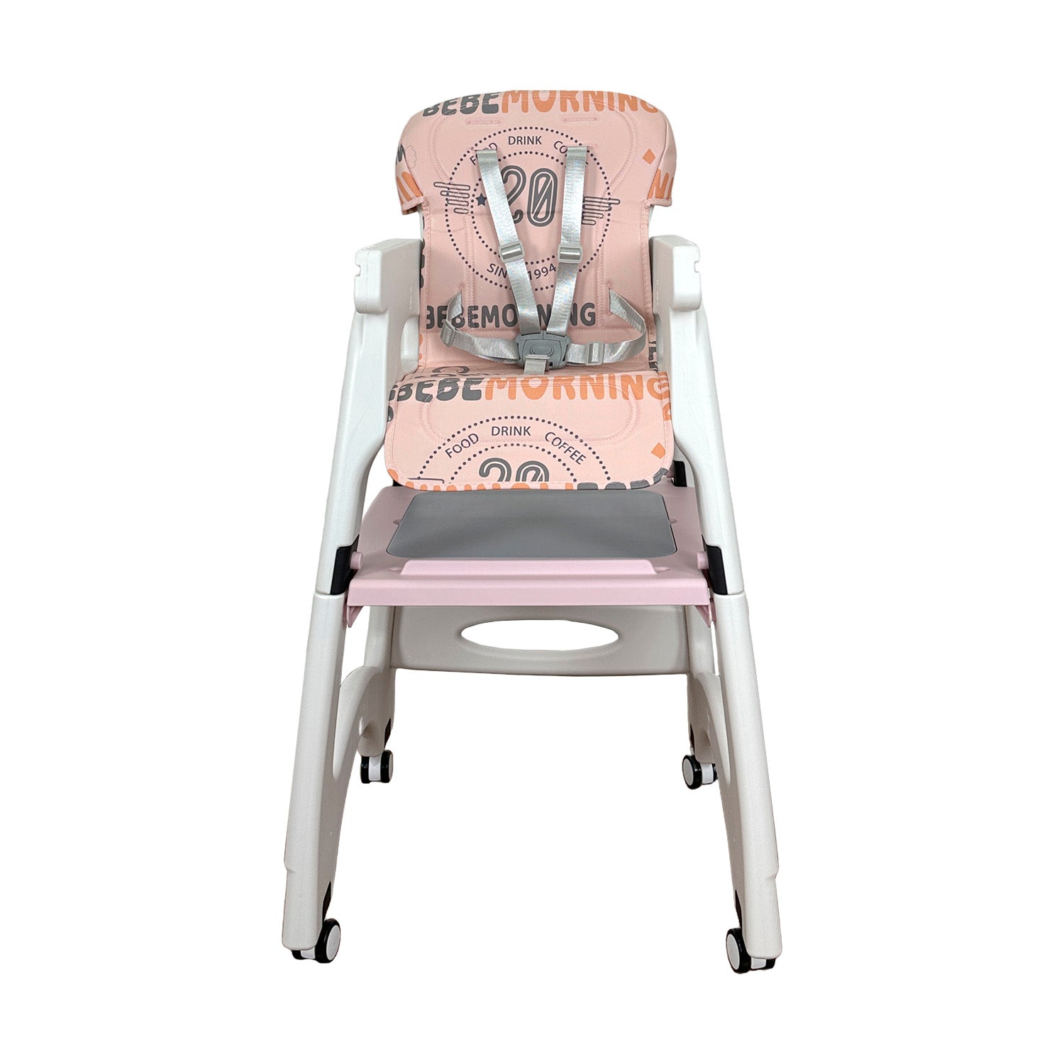 Silla Comedor Bebe Duna Happy Baby Rosa