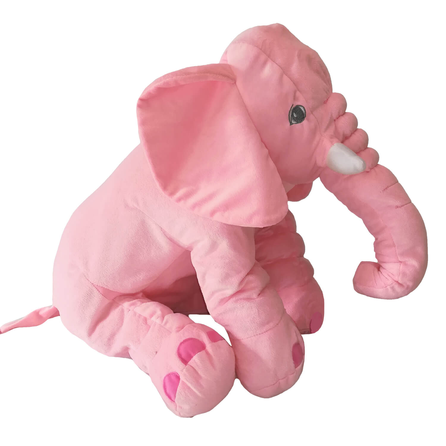 Combo Cojín de Lactancia Inizzi + Peluche Almohada Elefante Rosa