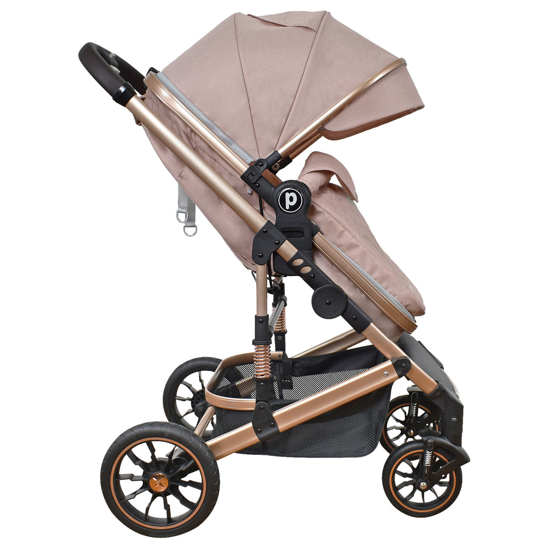 Coche Bebe 3 en 1 Cris Priori Rosa