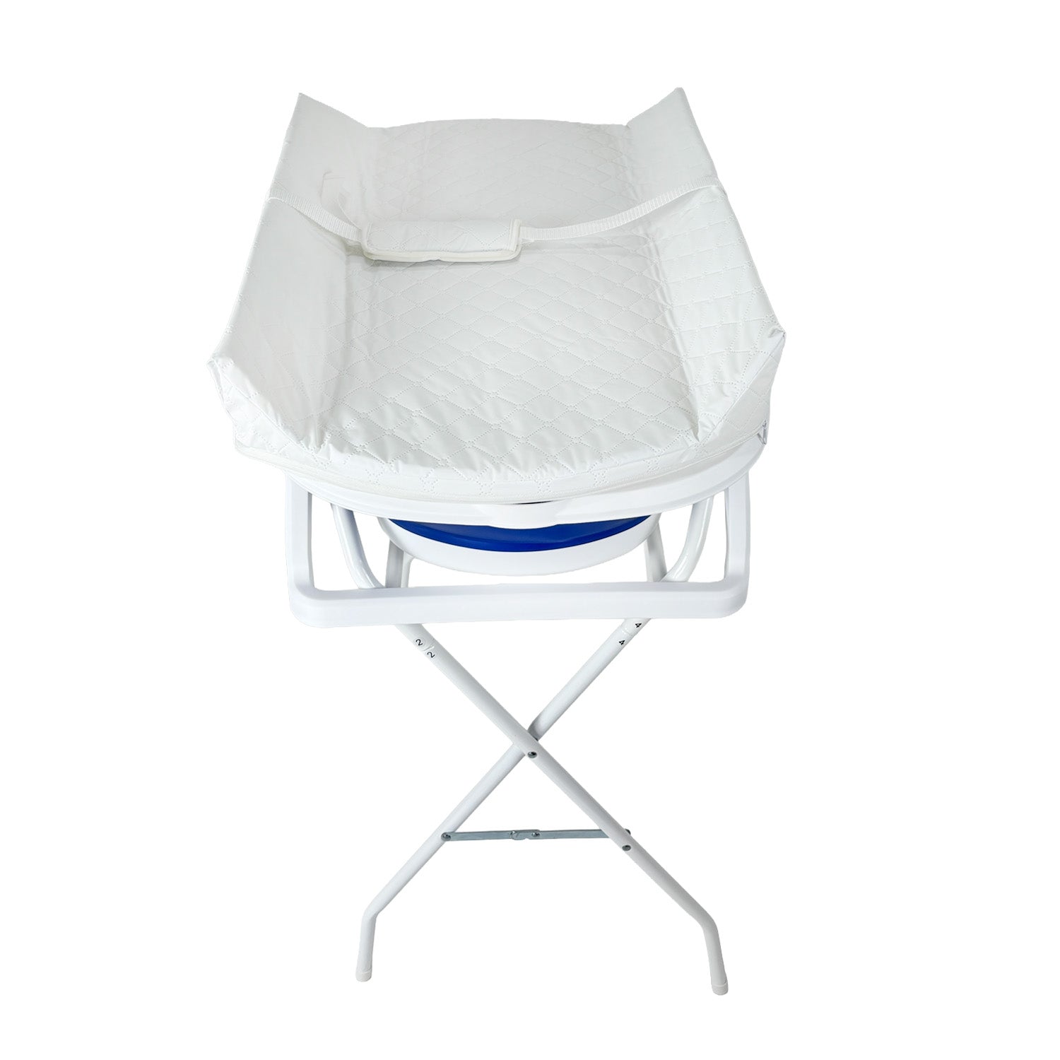 Bañera Bebé Stand Changer y Soporte Metálico Azul Priori