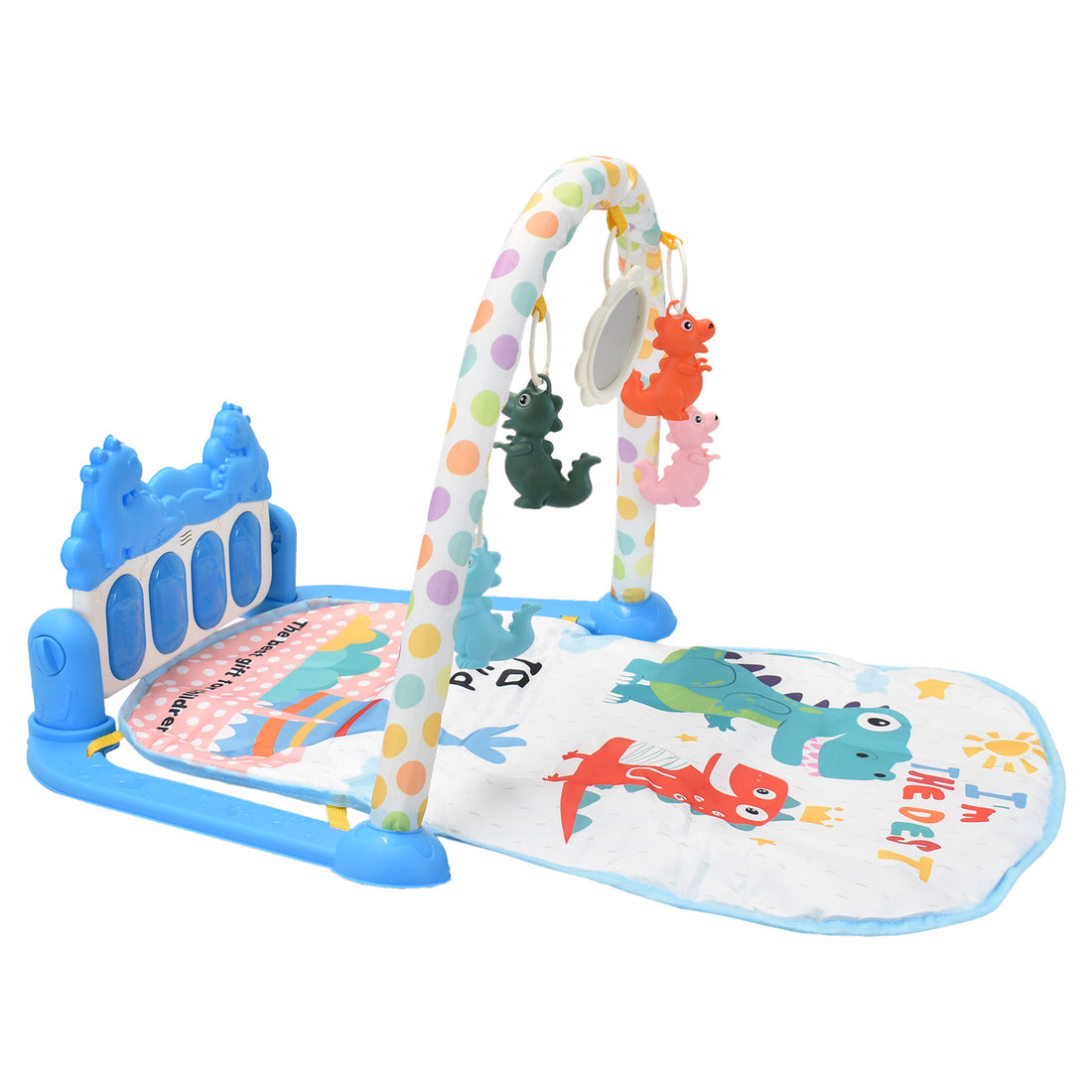 Gimnasio Interactivo 2 en 1 Azul Mami Love MM2349