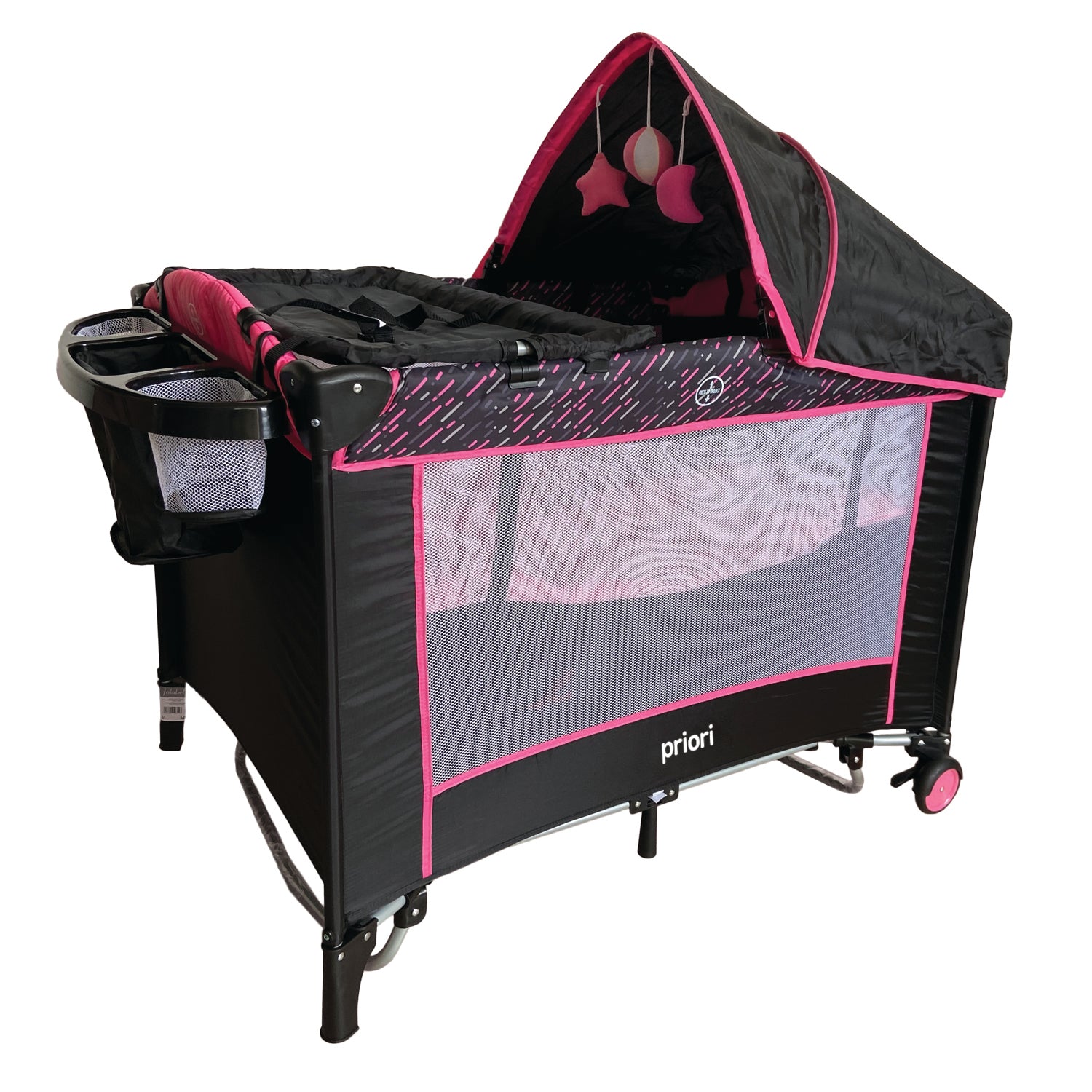 Corral Cuna Bebe Mecedora Priori Buenos Aires Rosa