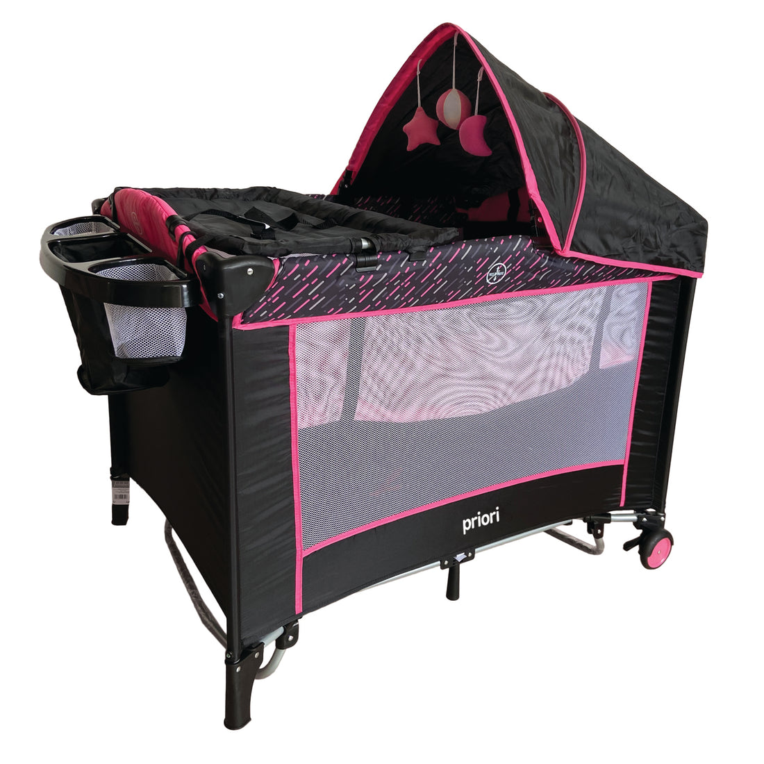 Corral Cuna Bebe Mecedora Priori Buenos Aires Rosa
