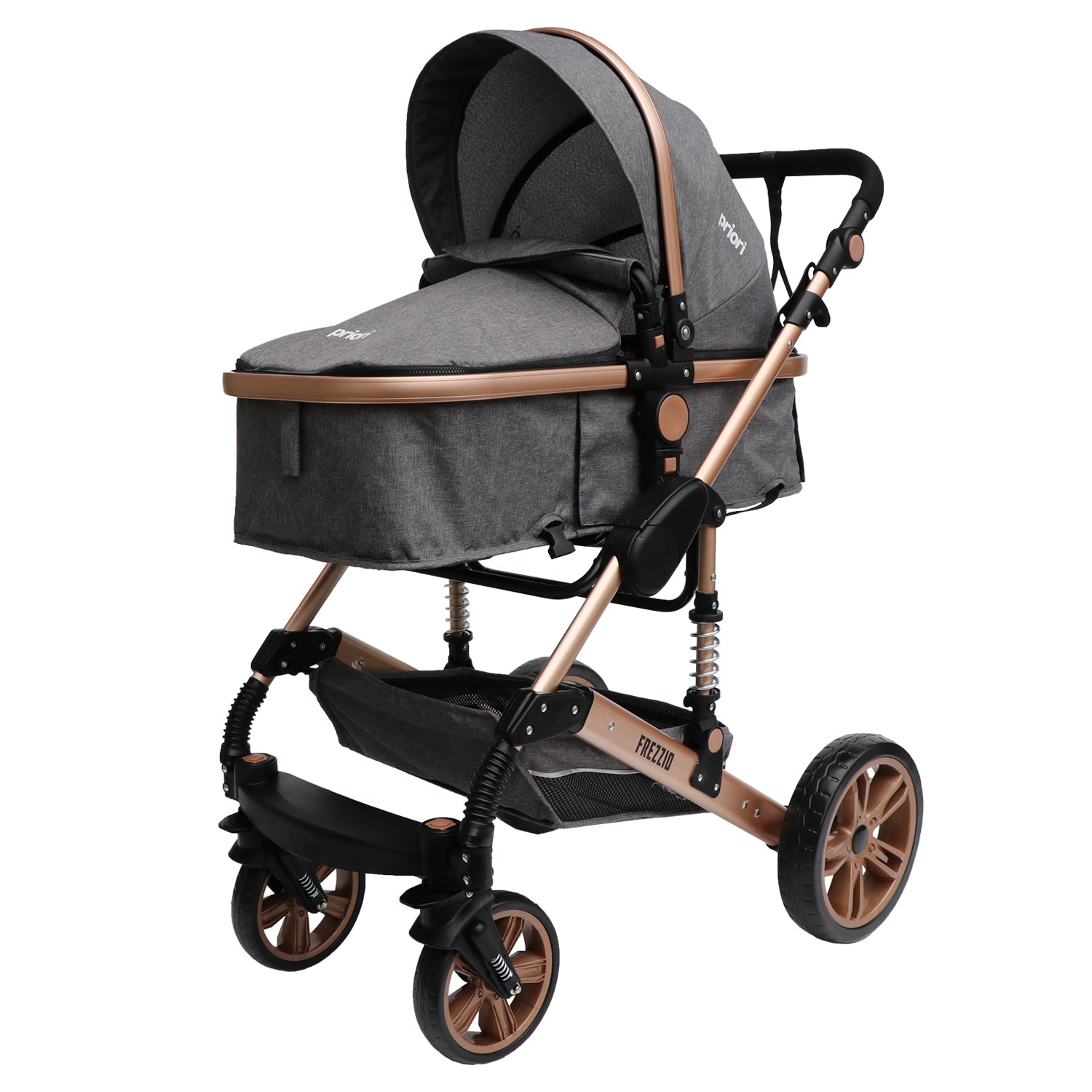 Coche Bebe Moises 4 en 1 Frezzio Priori Gris