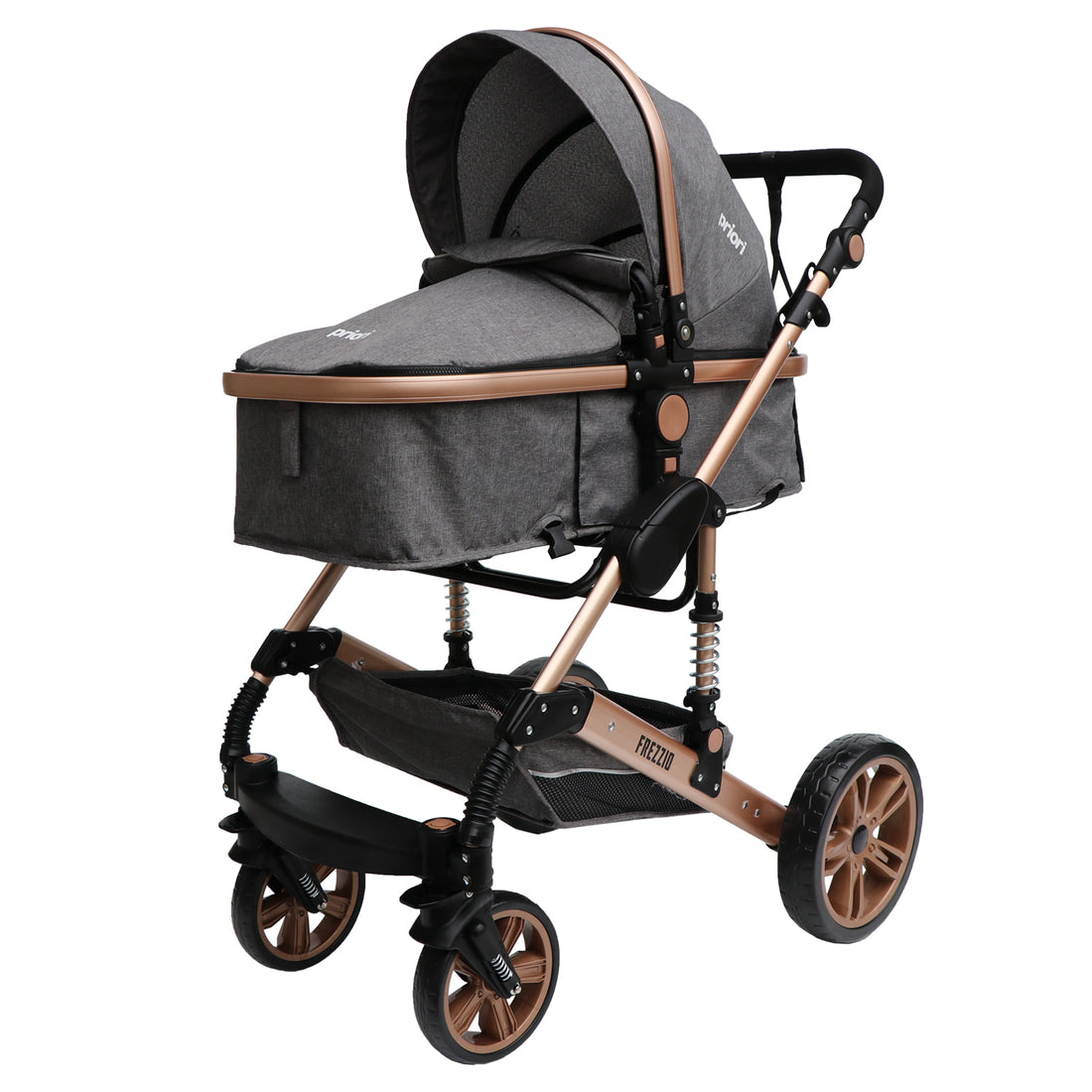 Coche Bebe Moises 4 en 1 Frezzio Priori Gris