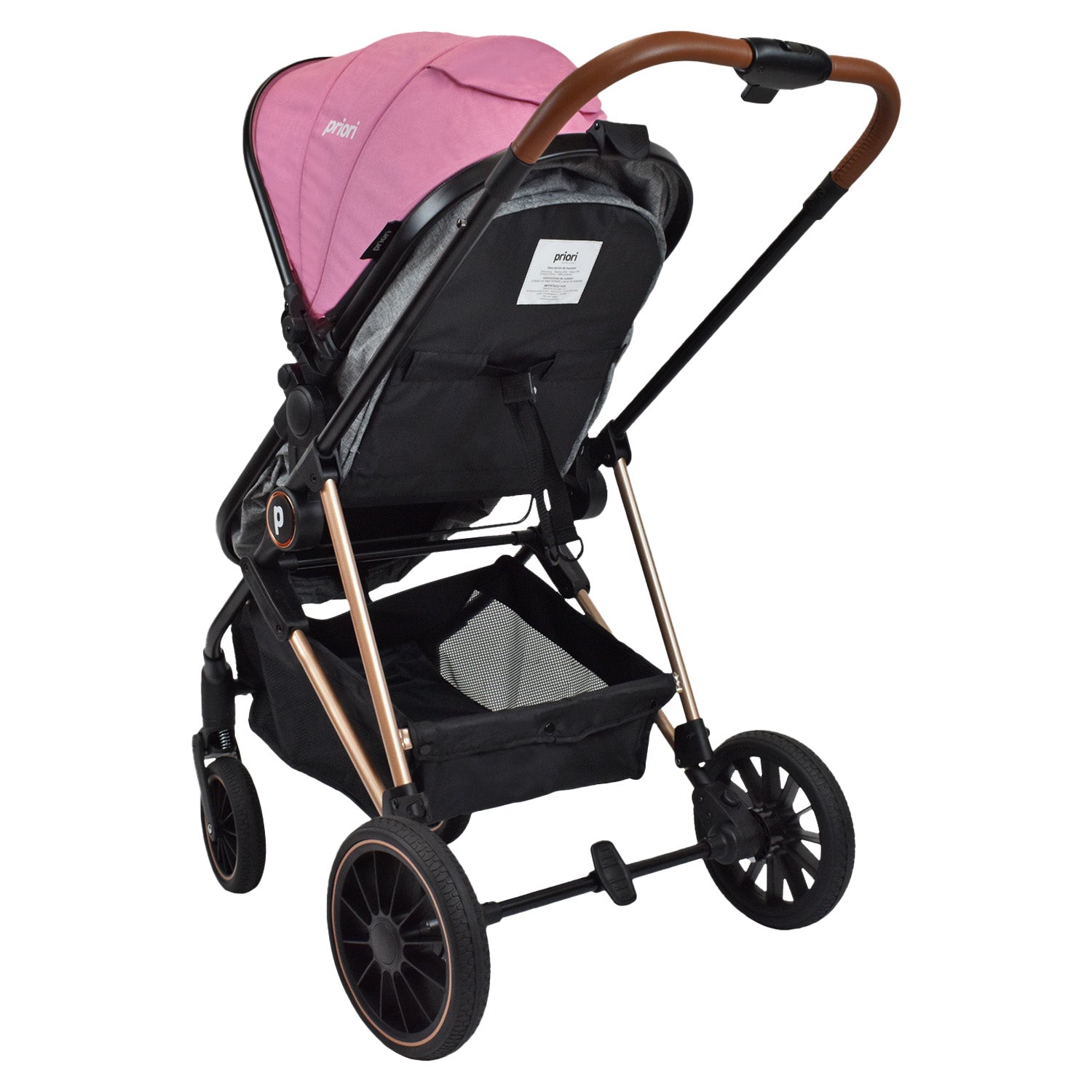 Coche Bebé Moisés Priori Ana Ts Rosado