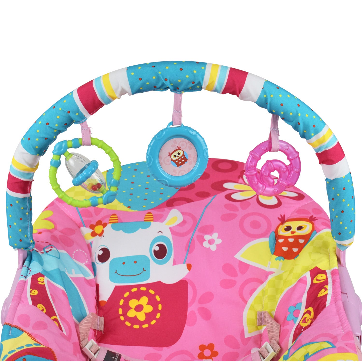 Silla Bouncer Bebé Musical PB2004 Priori Rosa