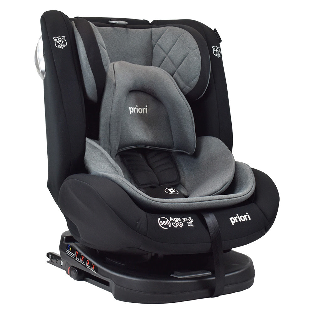 Silla Carro Bebe First Plus 360° Priori Gris