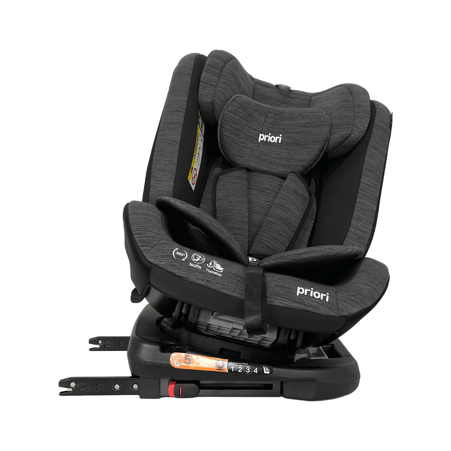 Silla Carro Bebé First Isize Coal Priori Gris Oscuro