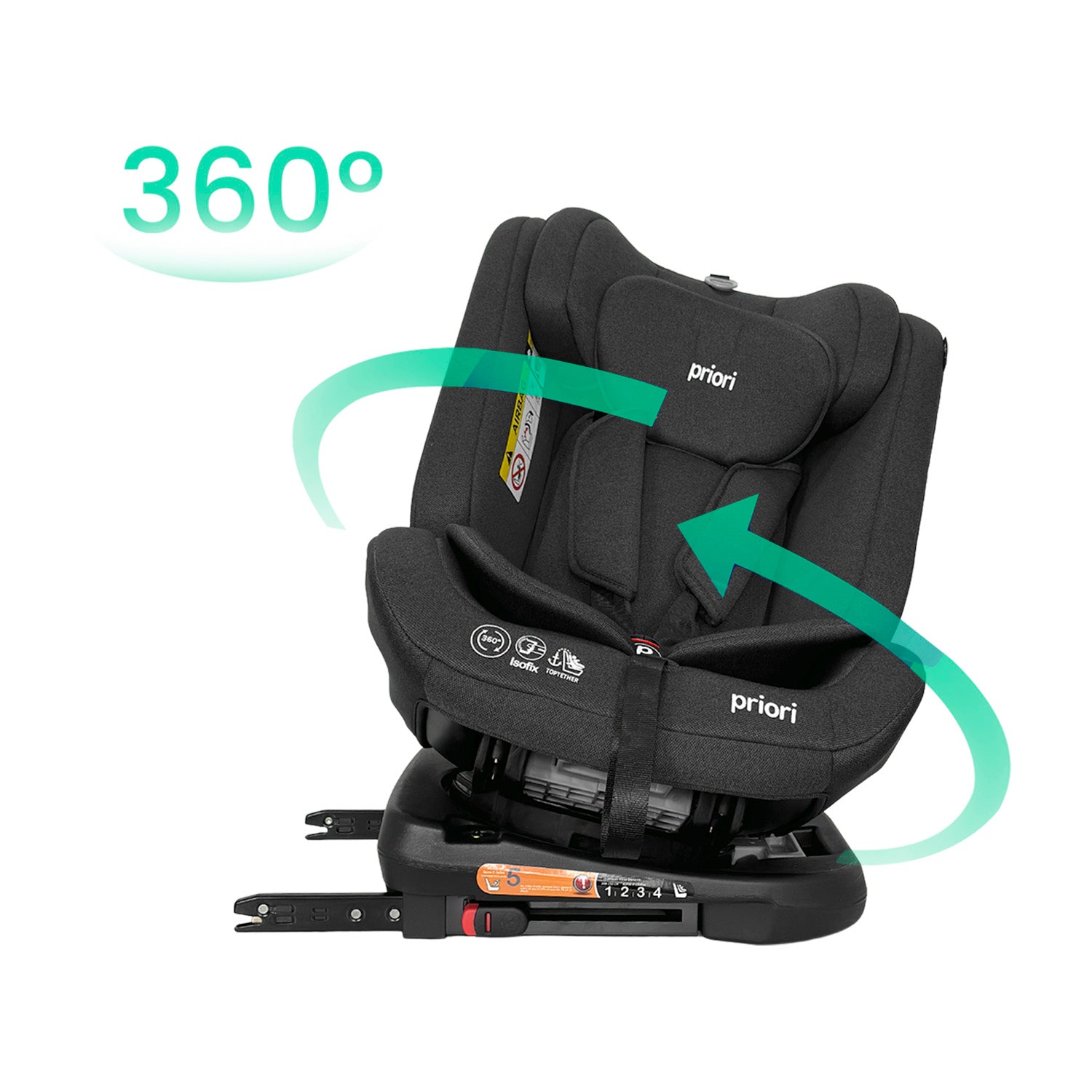 Silla Carro Bebé First Isize Dark Priori