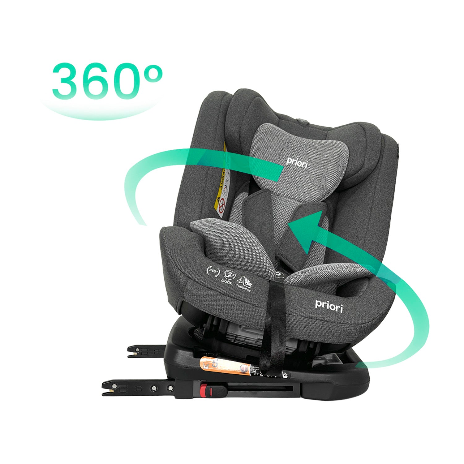 Silla Carro Bebé First  Isize Priori Gris