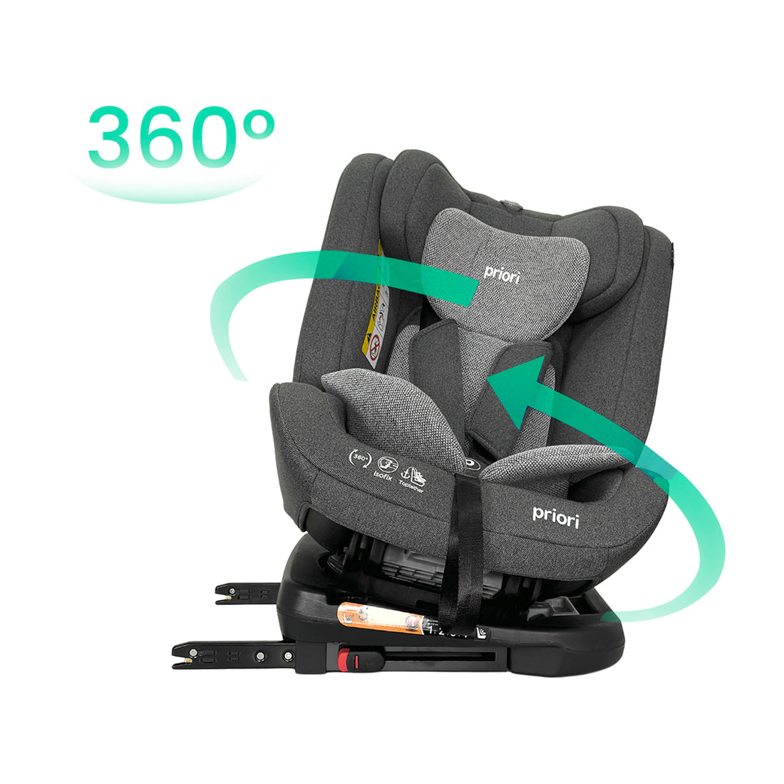 Silla Carro Bebé First  Isize Priori Gris