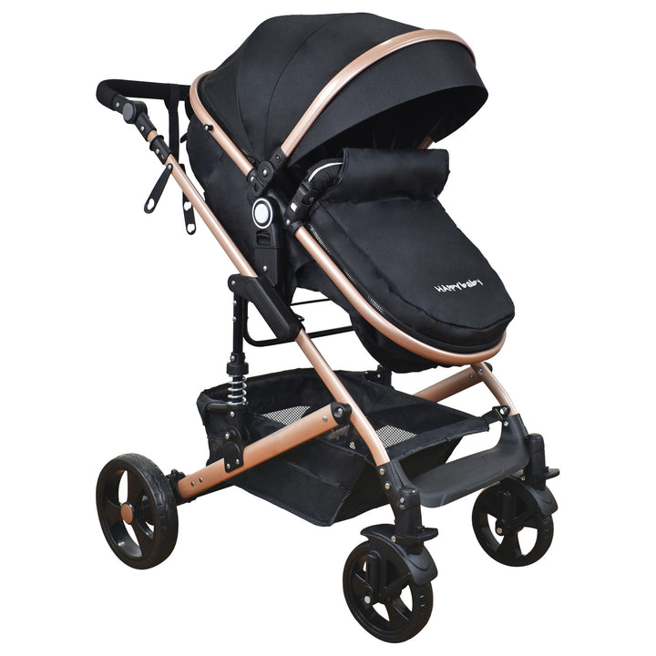 Coche Bebe Moises Happy Baby Negro Fj