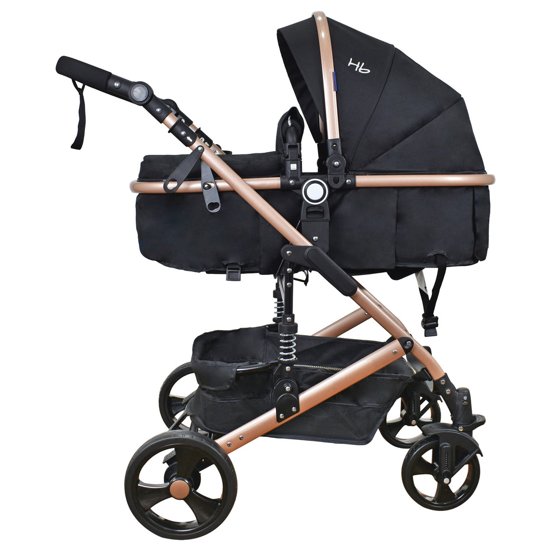 Coche Bebe Moises Happy Baby Negro Fj