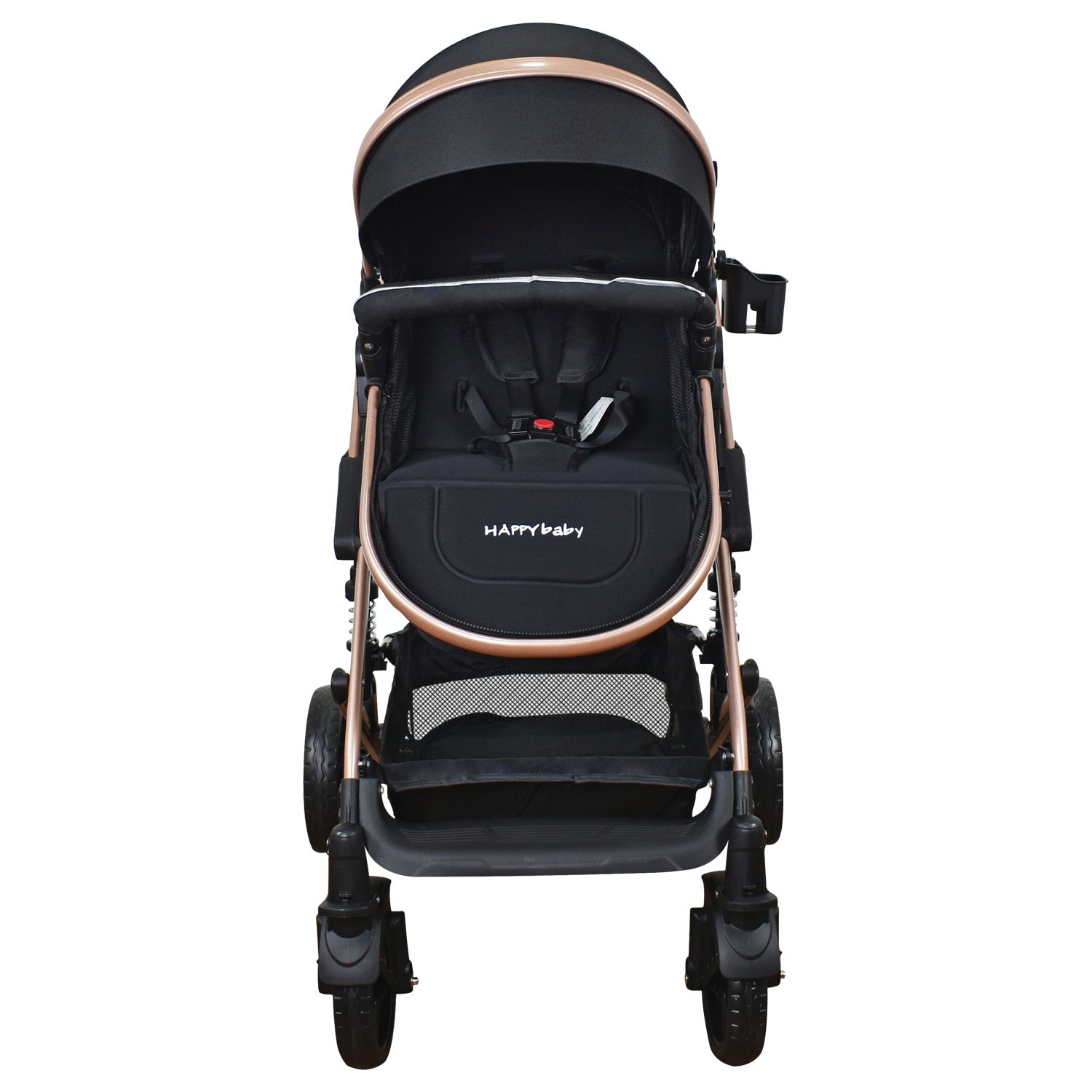 Coche Bebe Moises Happy Baby Negro Fj