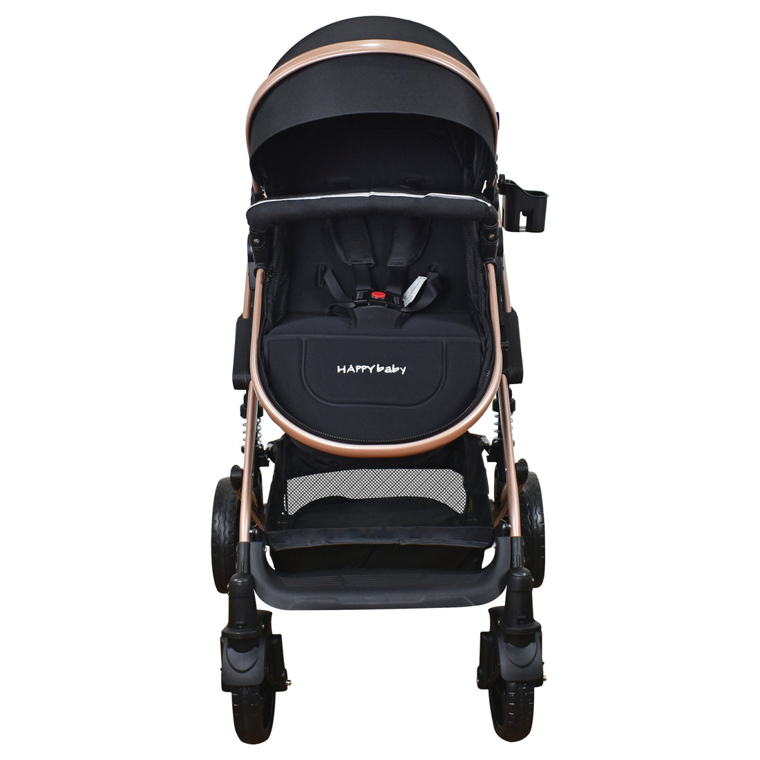 Coche Bebe Moises Happy Baby Negro Fj