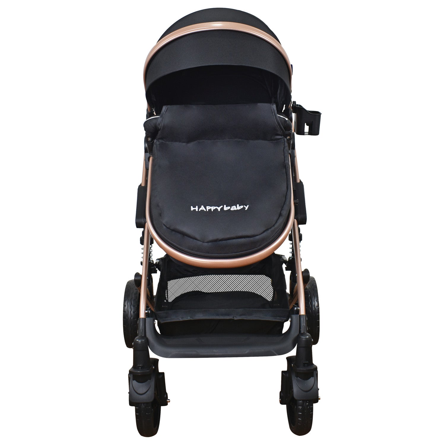 Coche Bebe Moises Happy Baby Negro Fj