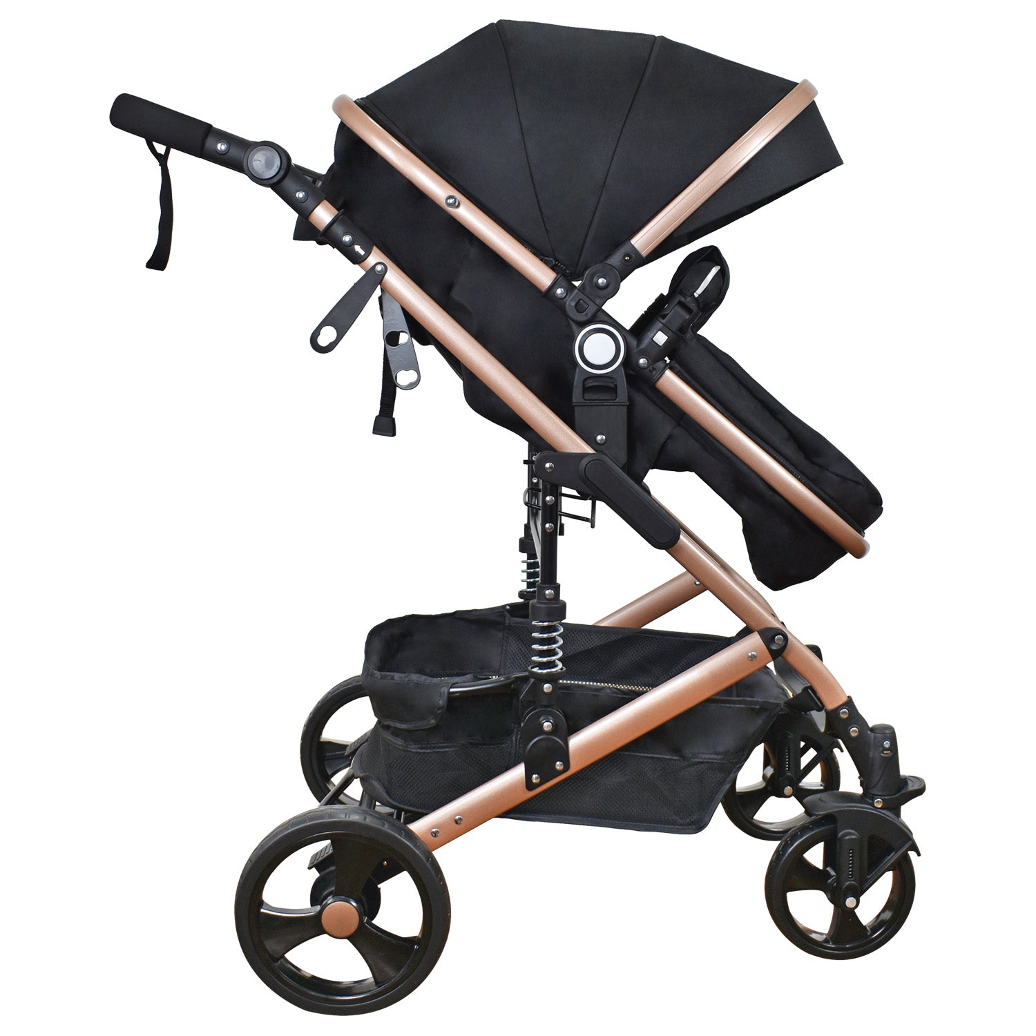 Coche Bebe Moises Happy Baby Negro Fj