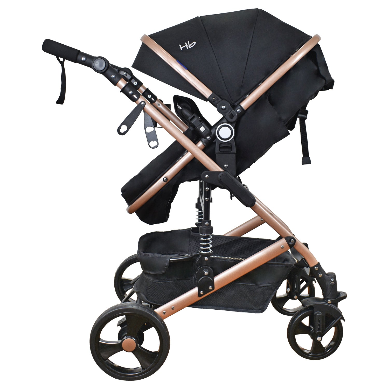Coche Bebe Moises Happy Baby Negro Fj