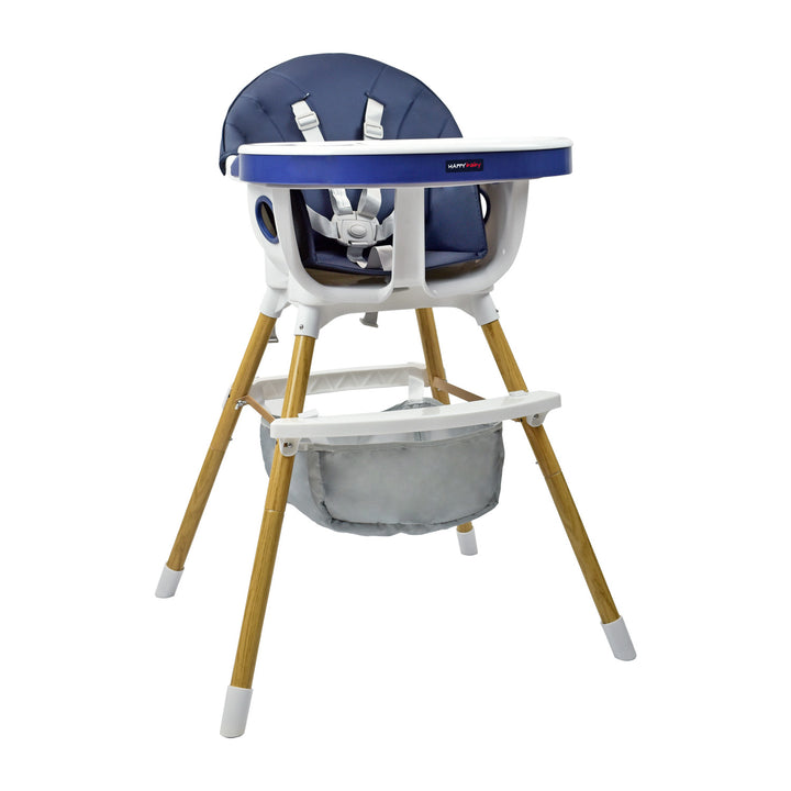 Silla Comedor Bebé 2en1 Happy Baby Rock Azul