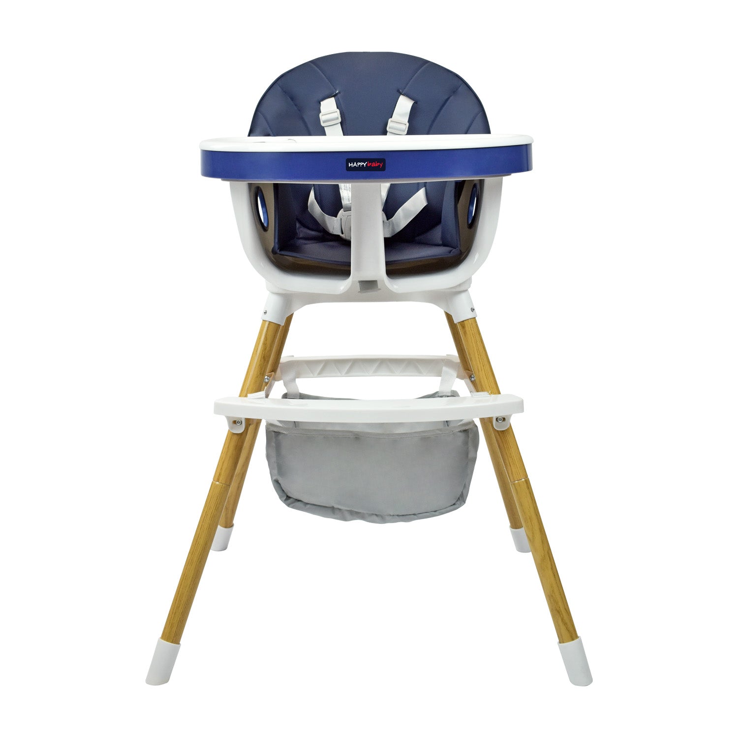 Silla Comedor Bebé 2en1 Happy Baby Rock Azul