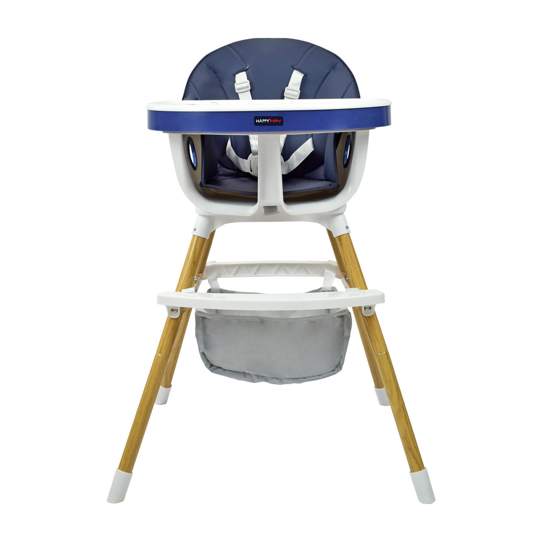 Silla Comedor Bebé 2en1 Happy Baby Rock Azul