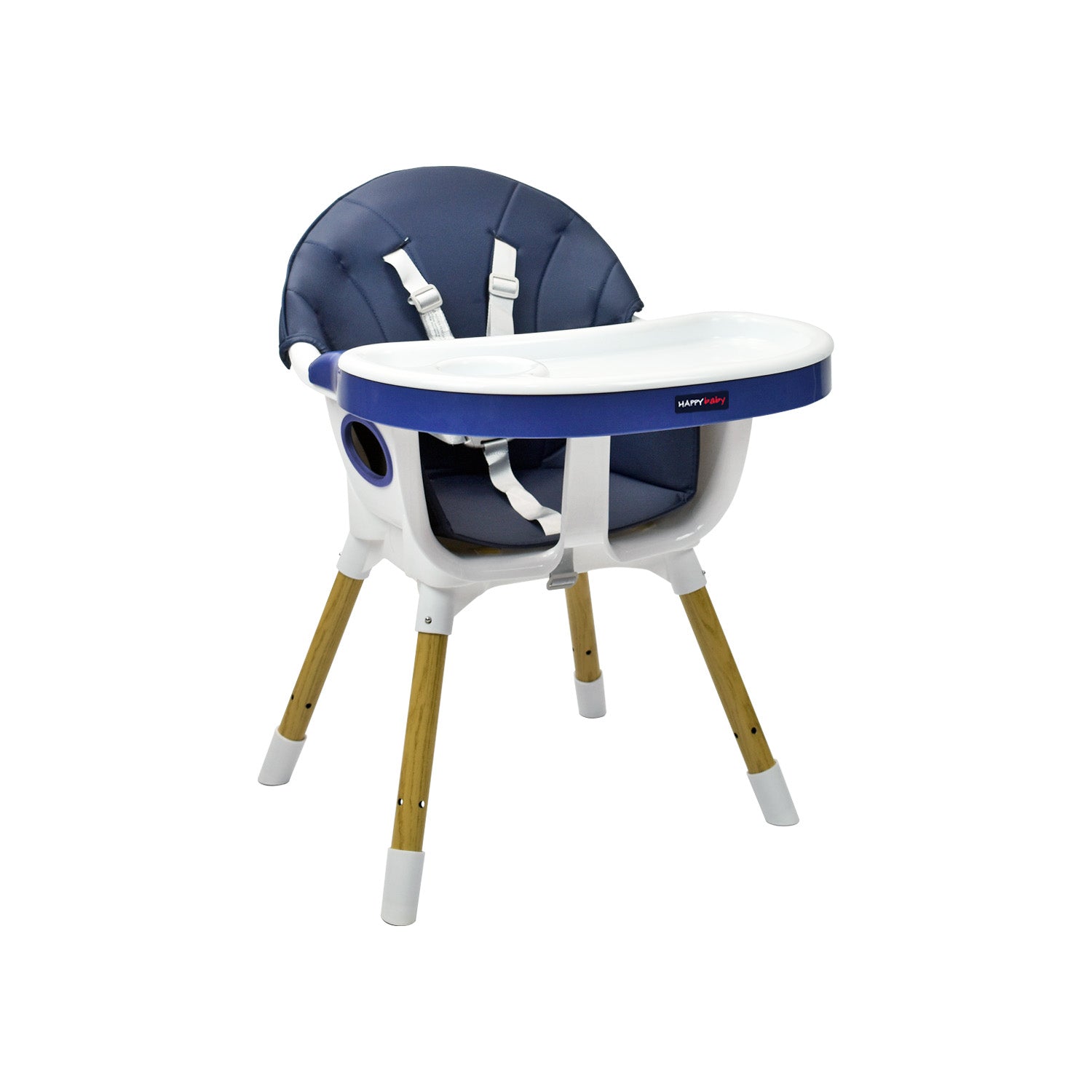 Silla Comedor Bebé 2en1 Happy Baby Rock Azul