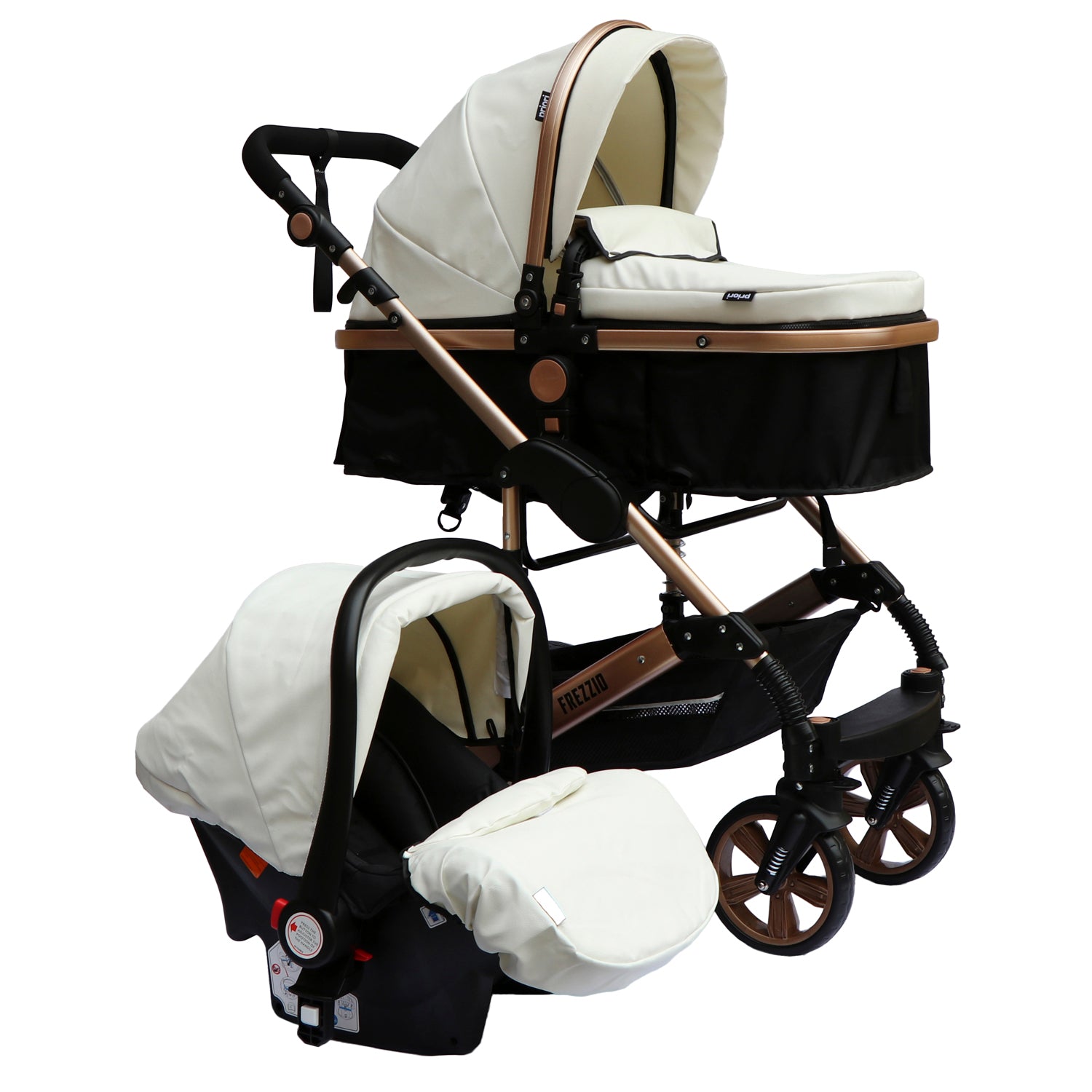 Coche Bebe Moises 4 en 1 Frezzio Priori Blanco