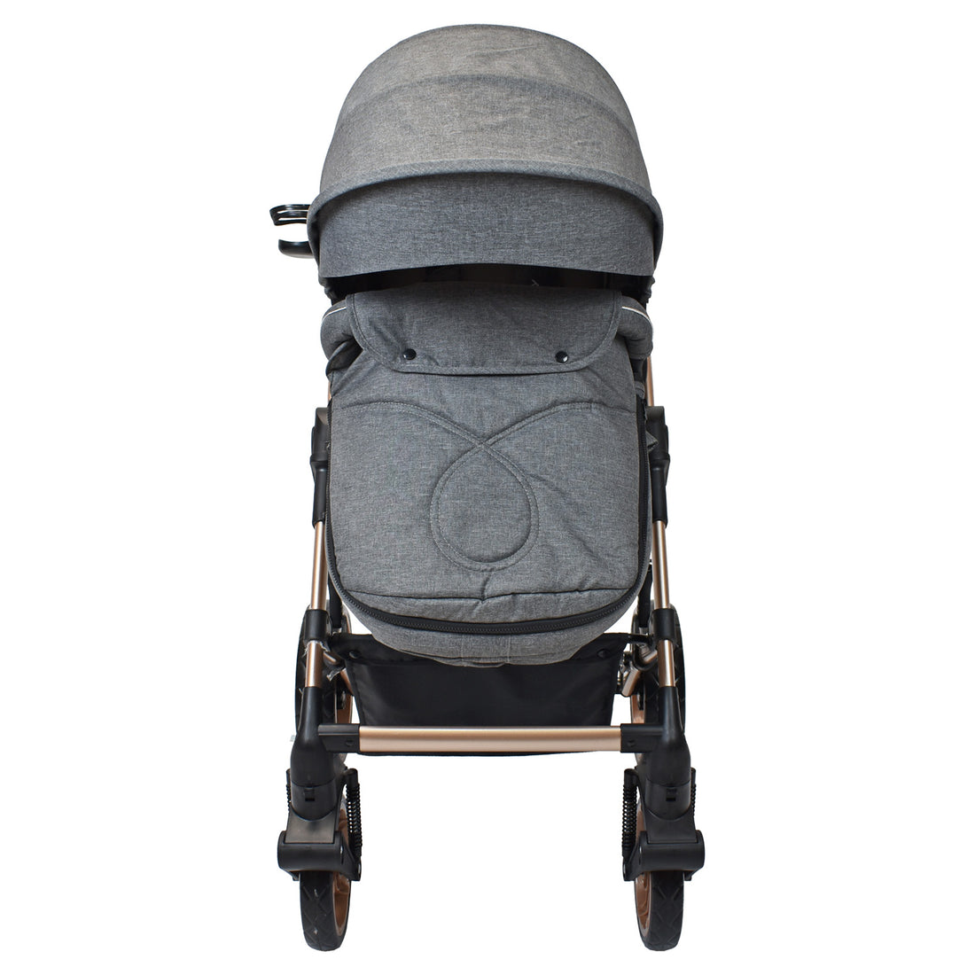 Coche Bebe Moises Gadi Happy Baby Gris
