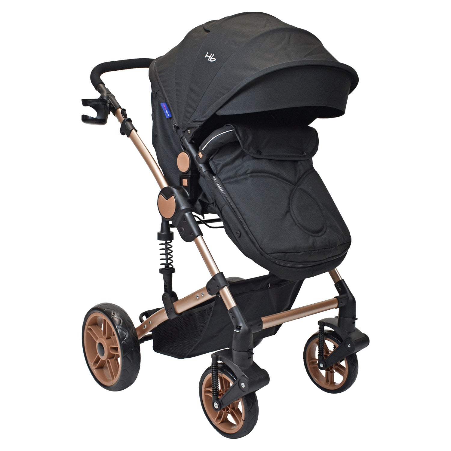 Coche Bebe Travel system Gadi Happy Baby Negro