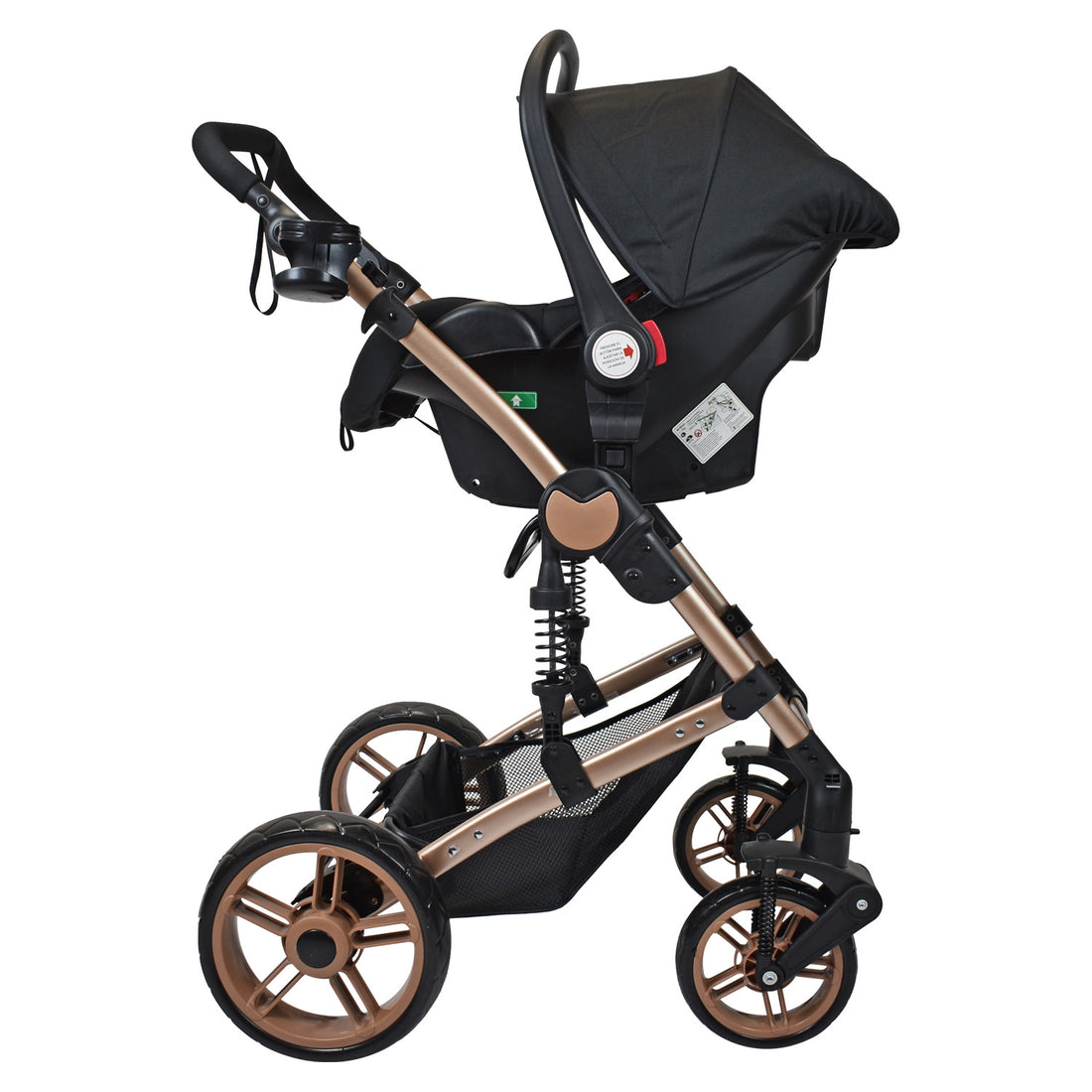 Coche Bebe Travel system Gadi Happy Baby Negro