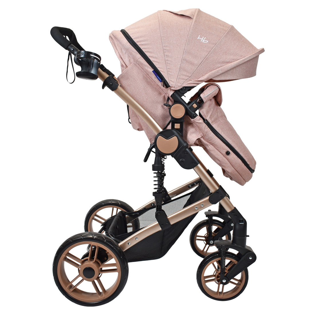 Coche Bebe Travel system Gadi Happy Baby Rosa