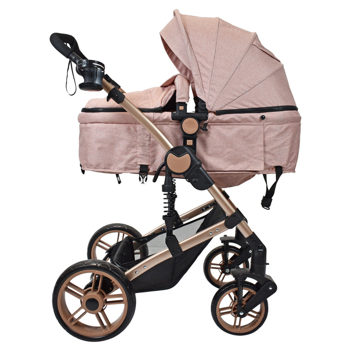 Coche Bebe Travel system Gadi Happy Baby Rosa