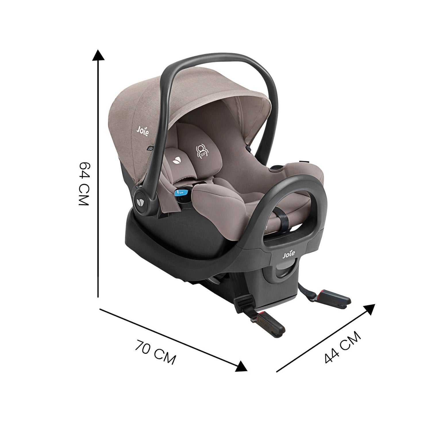 Coche Bebé 4 en 1 Ginger Lx Mocha Joie