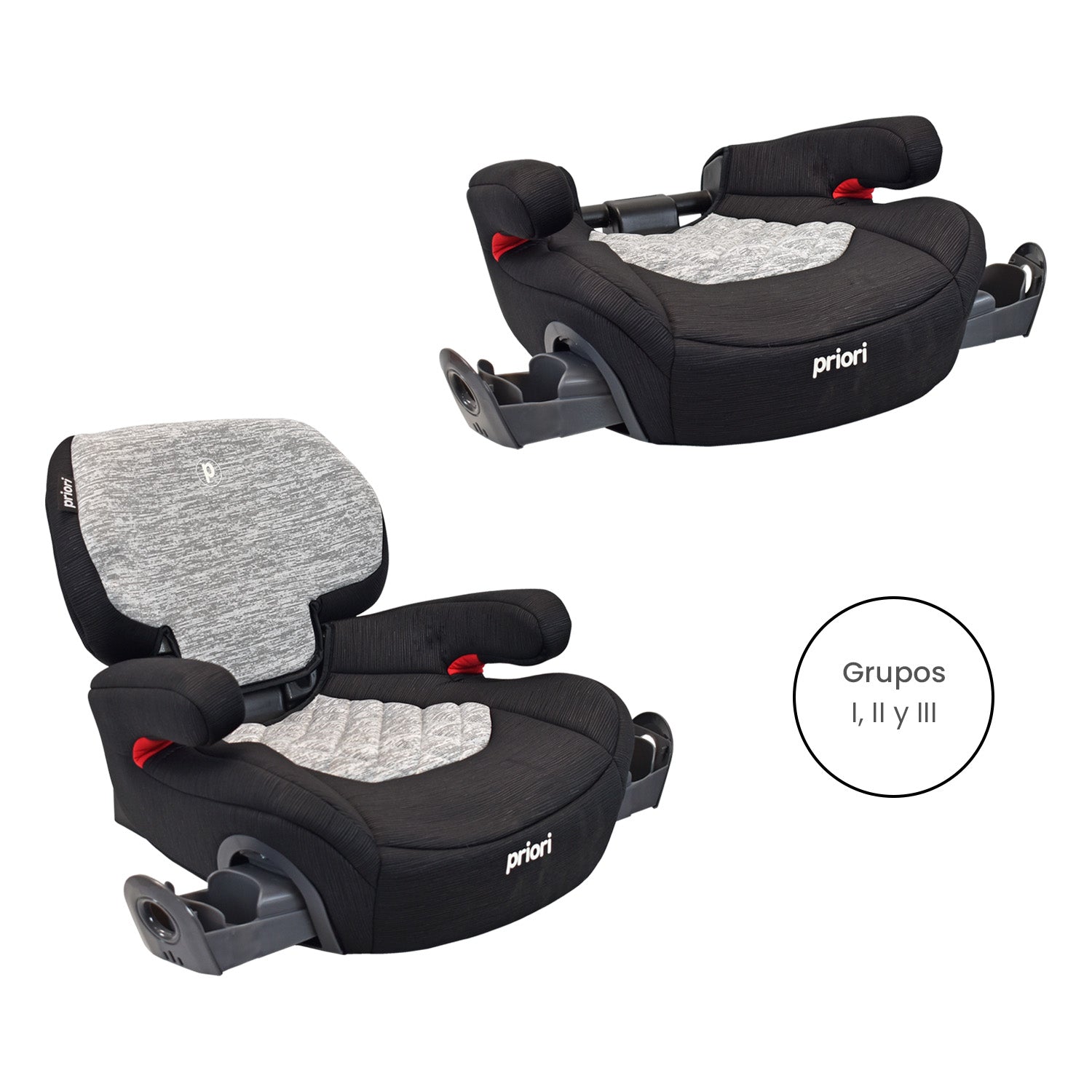 Silla Elevadora Priori I-Graham Negro Gris
