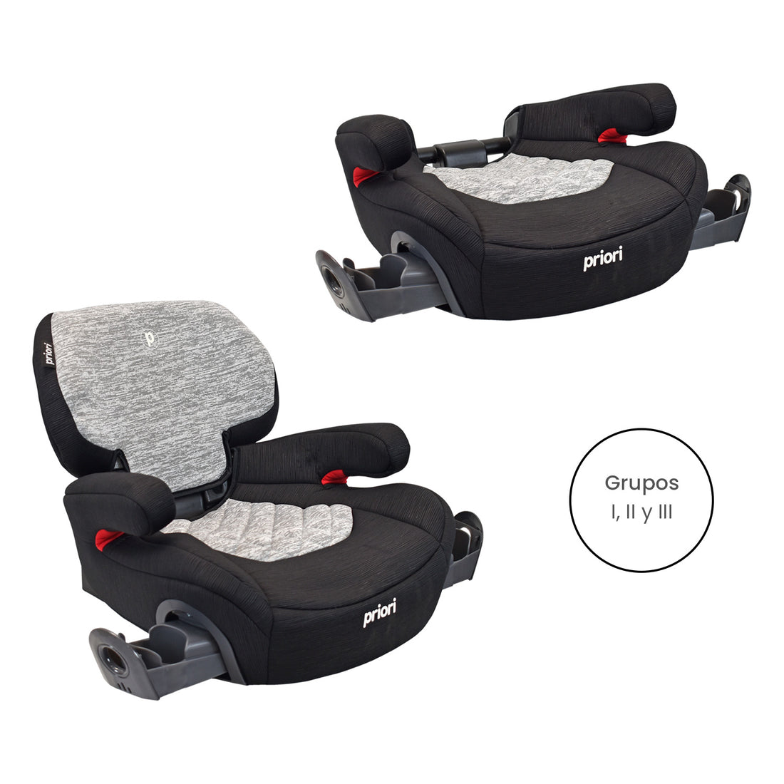 Silla Elevadora Priori I-Graham Negro Gris