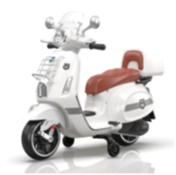 Moto Electrica Niño Niña Montable Vespa BLW1389A Blanco
