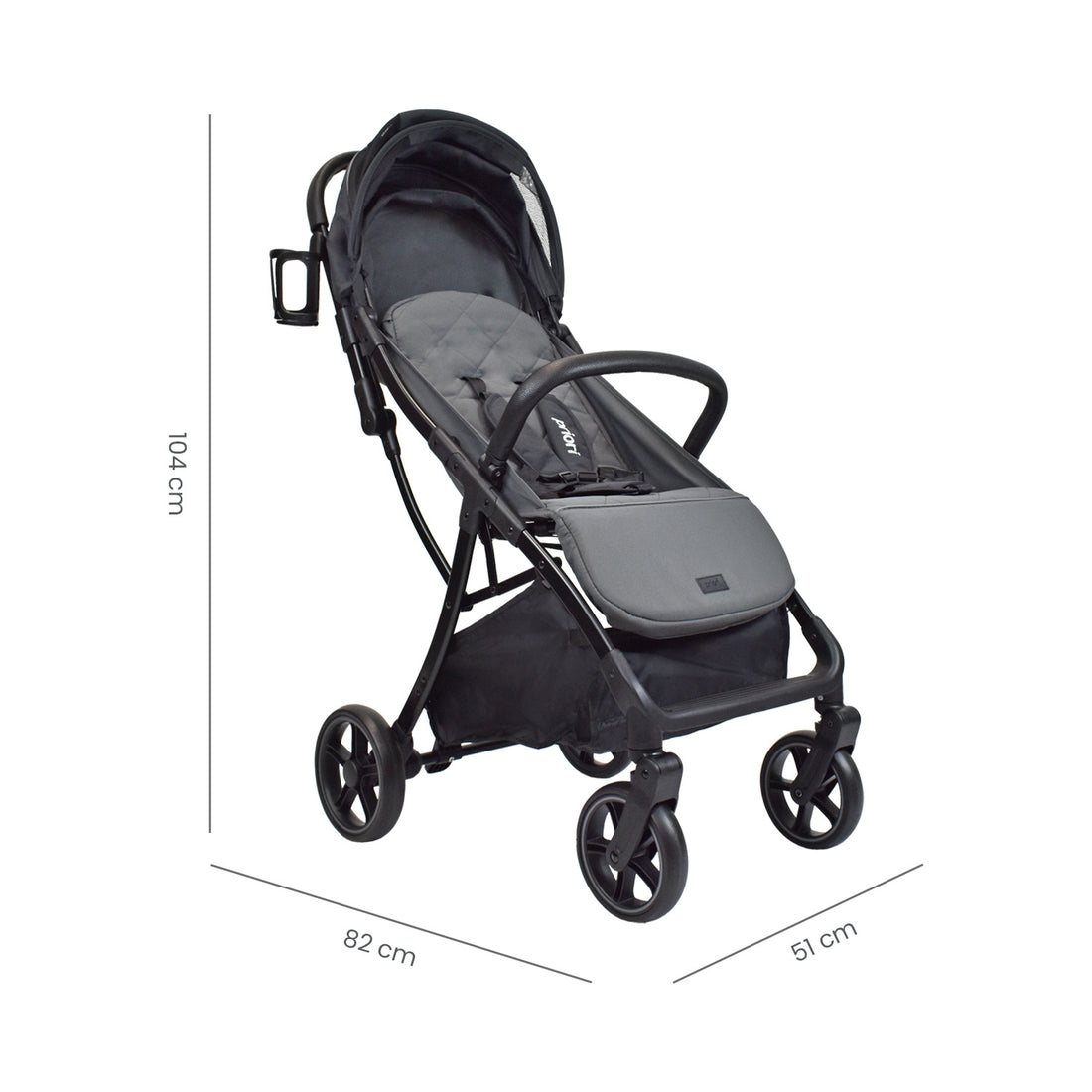Coche Para Bebe Nova Negro Priori