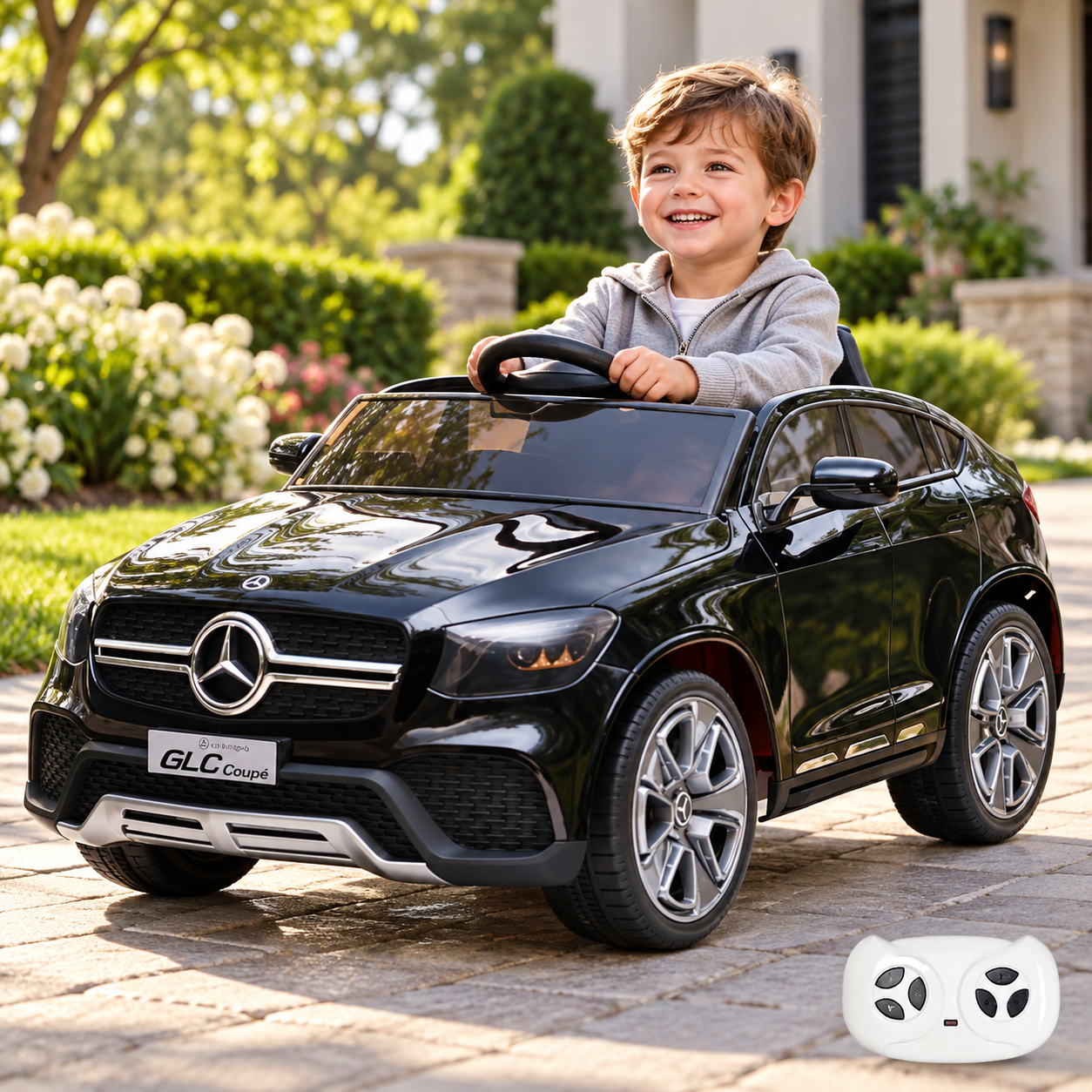 Carro Electrico Niño Niña Montable Mercedes Benz LQ013b Negro 6V