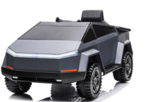 Carro Electrico Niño Niña Montable Silver  BR2102B Gris