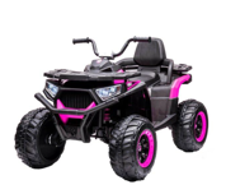 Cuatrimoto Moto Electrica Niña Montable  BJ007 Fucsia