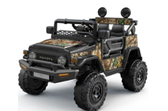 Carro Electrico Niño Niña Montable Toyota Militar YJ2099