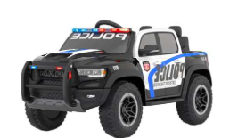Carro Electrico Niño Niña Montable Police FL3988