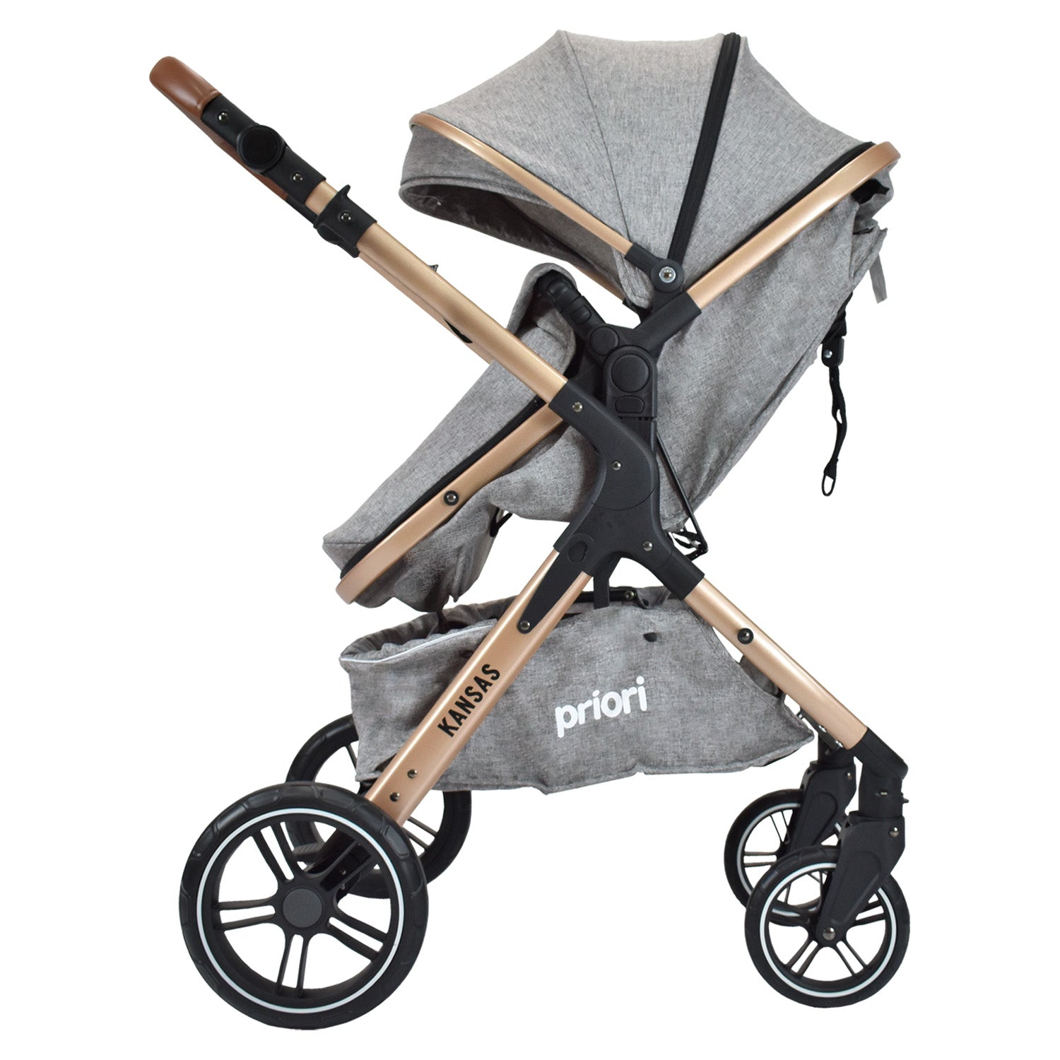 Coche Bebé Moises Ts Kansas Priori 4en1 Gris