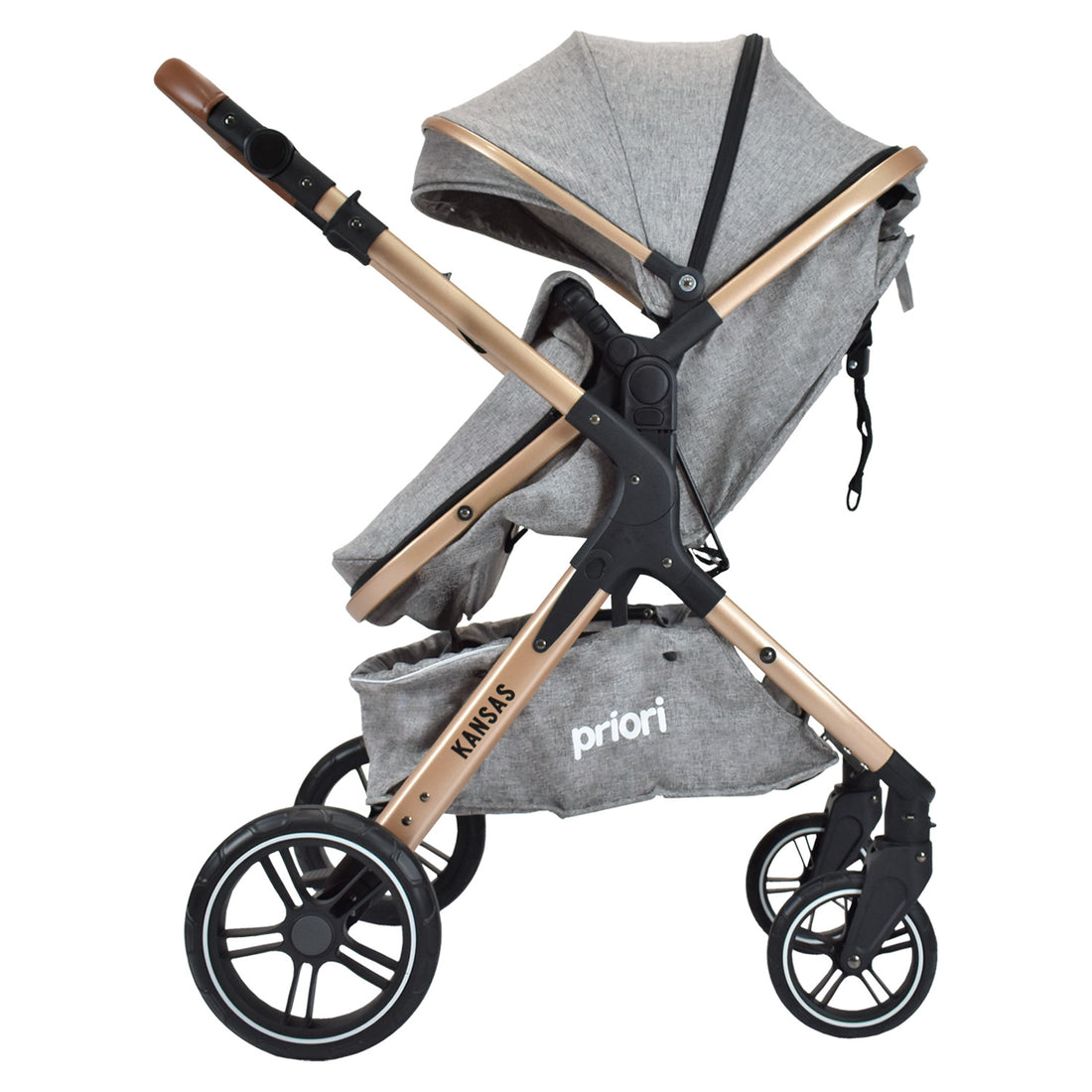 Coche Bebé Moises Ts Kansas Priori 4en1 Gris