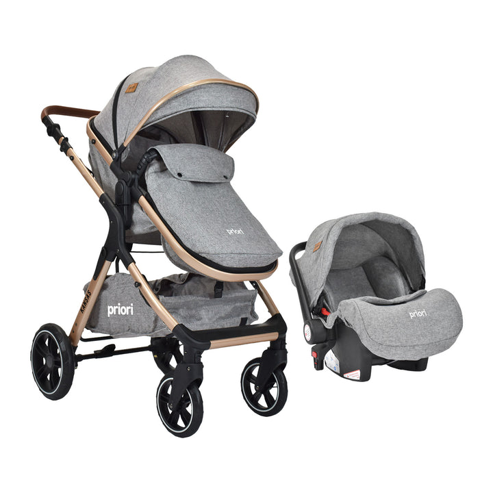 Coche Bebé Moises Ts Kansas Priori 4en1 Gris