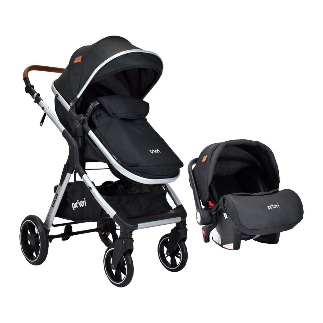 Coche Bebé Moises Ts Kansas Priori 4en1 Negro