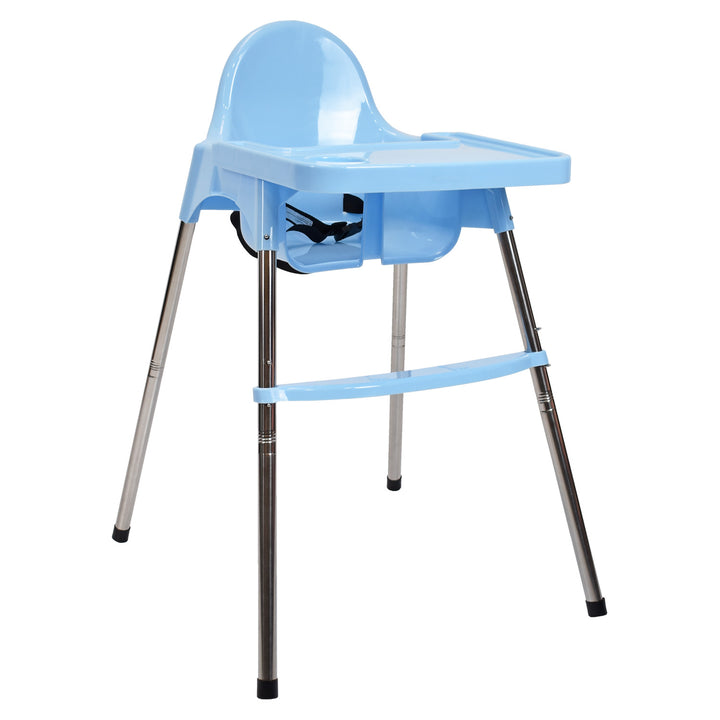 Silla Comedor Bebe 2 en 1 Kloe de Happy Baby Azul