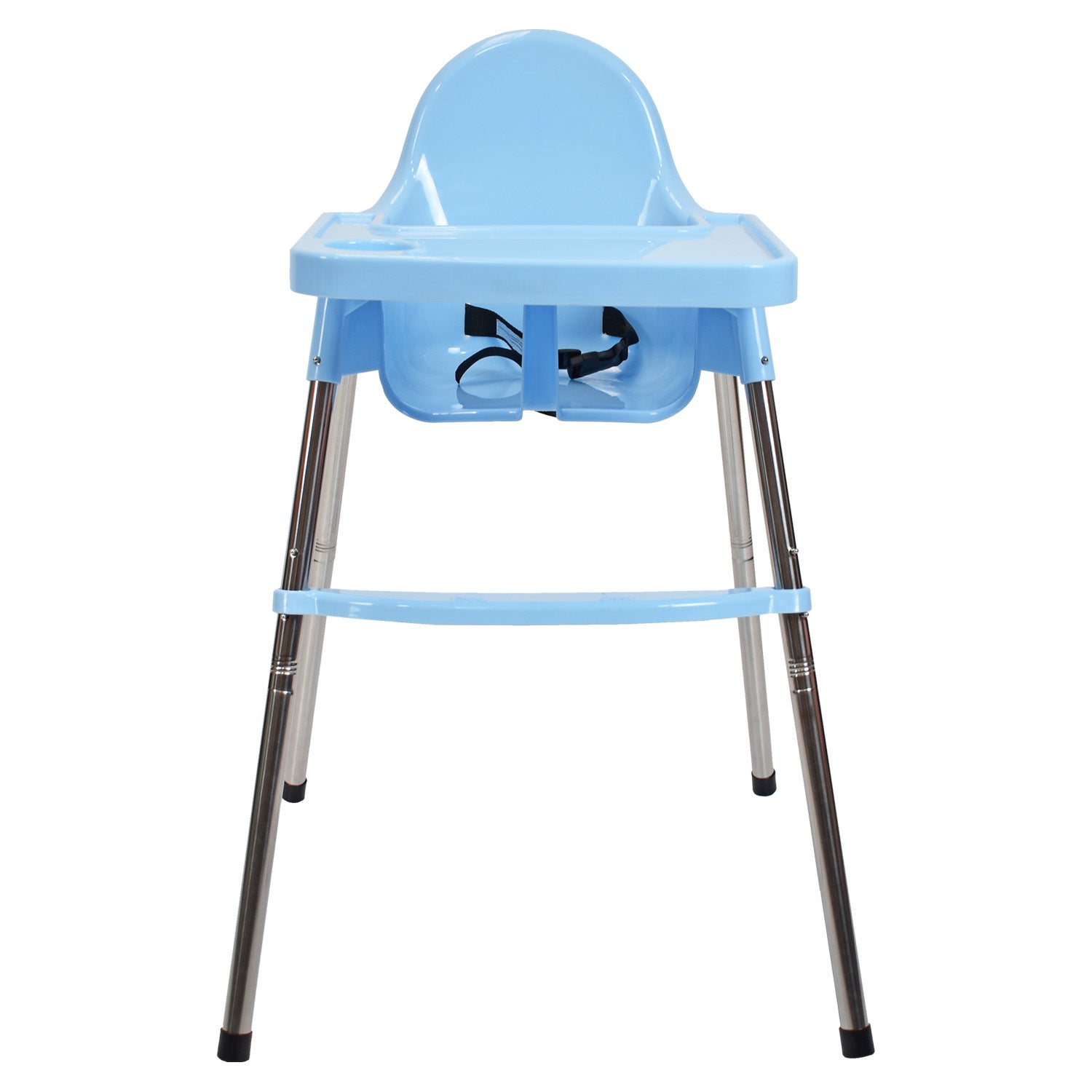 Silla Comedor Bebe 2 en 1 Kloe de Happy Baby Azul